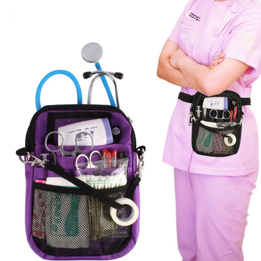 Nurse organizer waist bag holding shift essentials