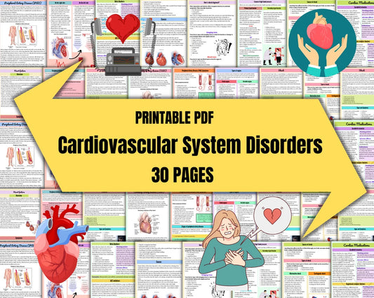 Cardiovascular System – 30 Pages (PDF)