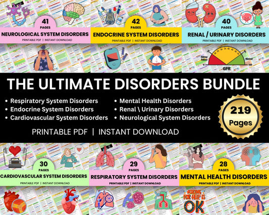 The Ultimate Disorder Bundle 219 Page – Cardiovascular (PDF)