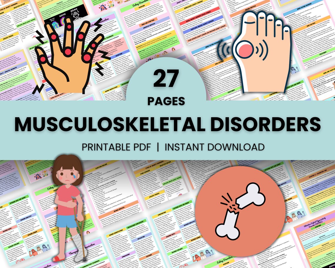 Muscular System 27 Pages | Medical Notes | Nursing Bundle | Muscle Anatomy Notes | Study Notes | Anatomy Study Guide | Digital Download