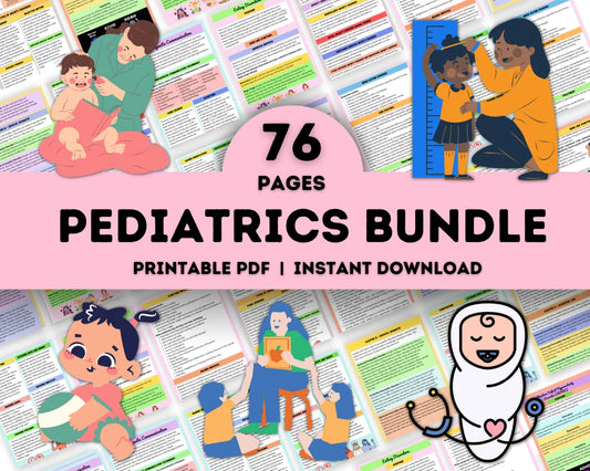 Pediatrics Bundle 76 Pages – Pediatrics Note (PDF)