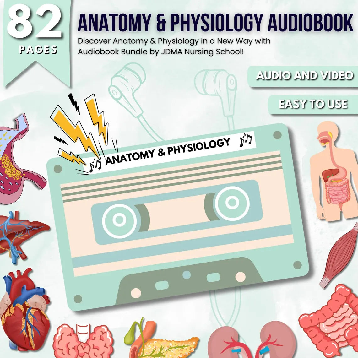 Anatomy & Physiology audiobook Bundle – Audiobook for Learning (Audiobook)