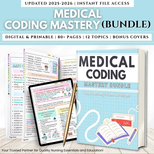 Medical Coding Study Guide Bundle – 80+ Pages (Printable PDF)