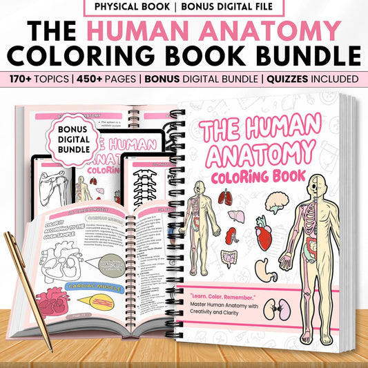 Human Anatomy Coloring Book Physical (Physical Book)