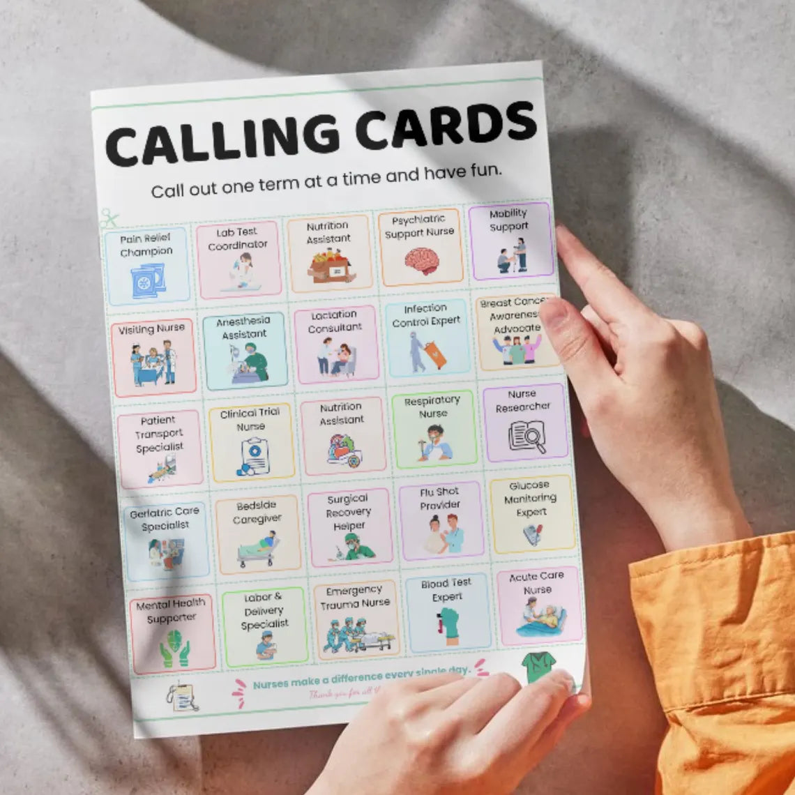 Nurse Bingo Game for Nursing Students | 87 Pages Printable Nursing Bingo | Healthcare Classroom Activity | Instant Download PDF