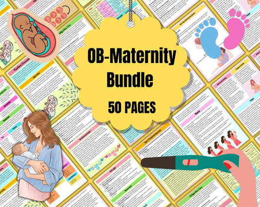 OB Maternity Bundle – 50 Pages (Printable PDF)