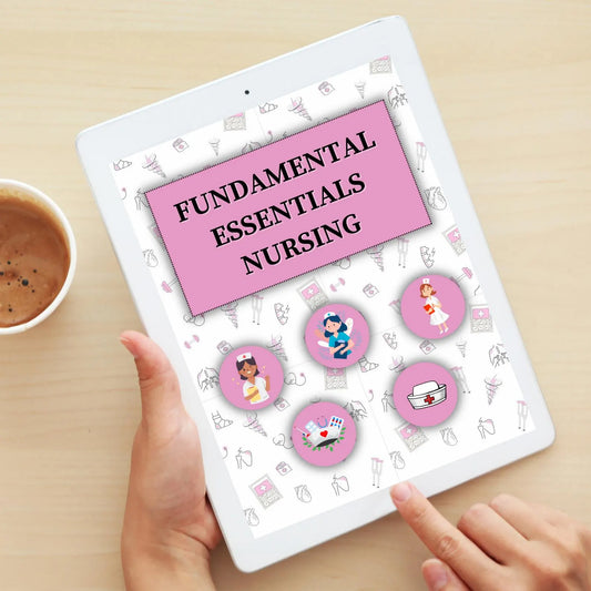 Fundamental Essentials Nursing Bundle 99+pages | Nursing Study Guide | Nursing Fundamental Hyperlinked | NCLEX Notes | Digital Download
