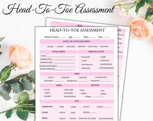 Head To Toe Assessment – Nursing Report (PDF)