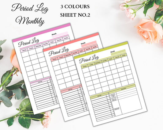 Period Tracker | Printable Period | Period Cycle Tracker| Instant Download | Digital Period