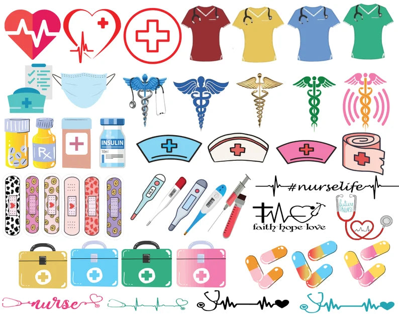 Nurse SVG | Medical Svg | Instant Download | Nurse Svg Files | Stethoscope Svg | Future Nurse svg