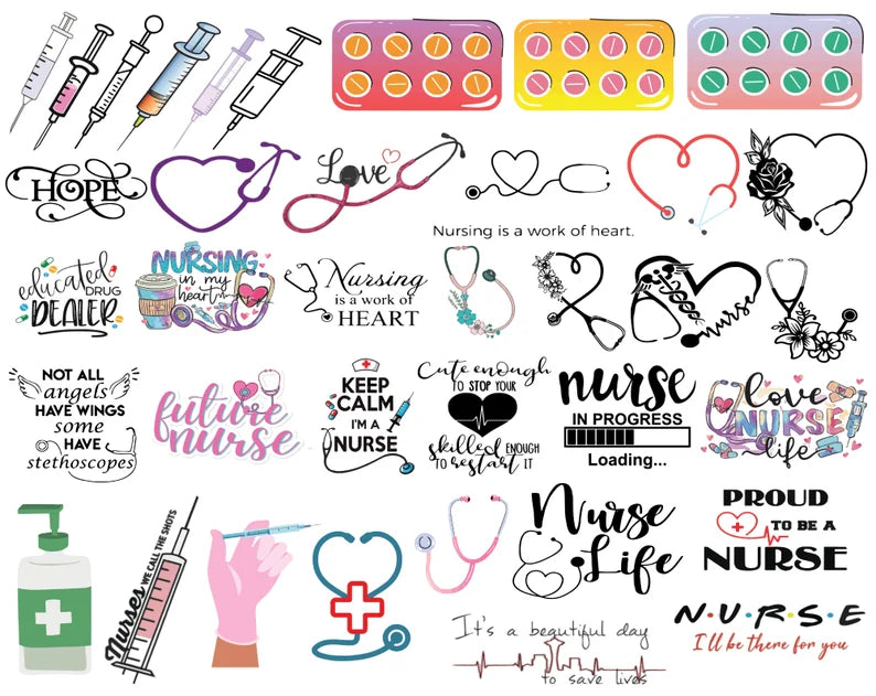 Nurse SVG | Medical Svg | Instant Download | Nurse Svg Files | Stethoscope Svg | Future Nurse svg