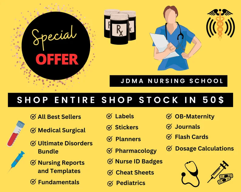 Mega Bundle Hlalf Shop 1500+ Pages | Mega Bundle | Entire shop bundle for Life Time Access | Nursing Bundle | All best Seller Included