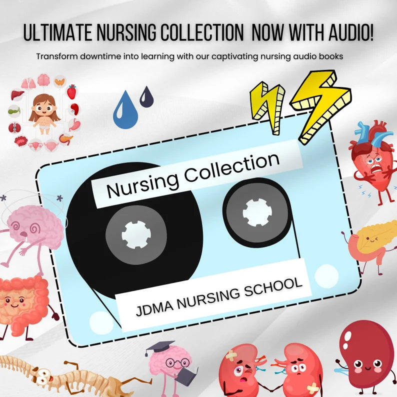 Nursing School Book Ultimate Nursing Collection Study Notes UPDATED 2025-26 Fully Hyperlinked PDF Digital & Audio Version