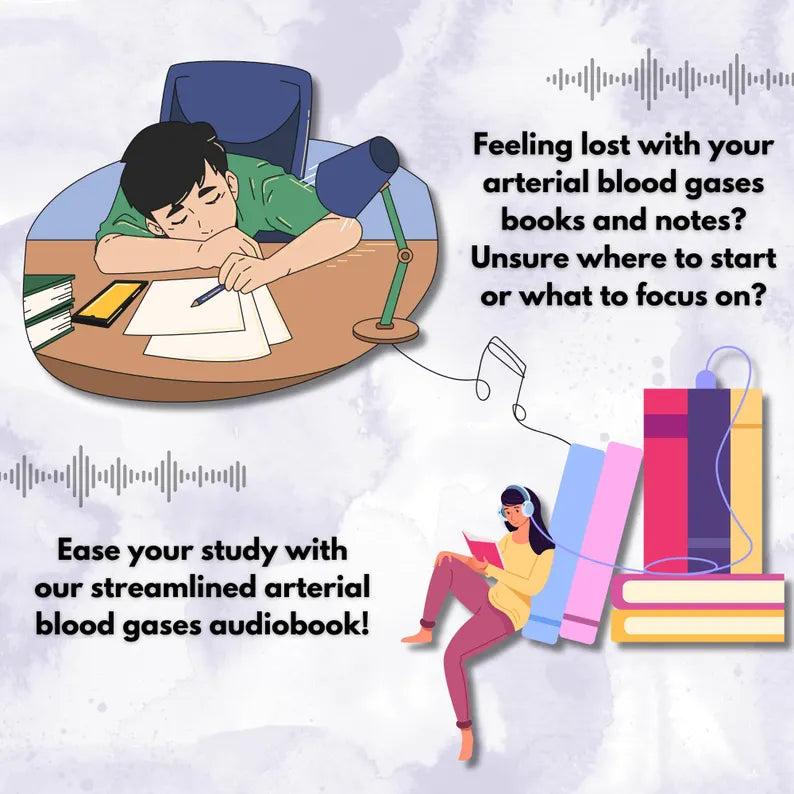 ABGs Audiobook Bundle | Arterial Blood Gases | ABG Study Guide | Medical Education | Nursing School | Healthcare Learning