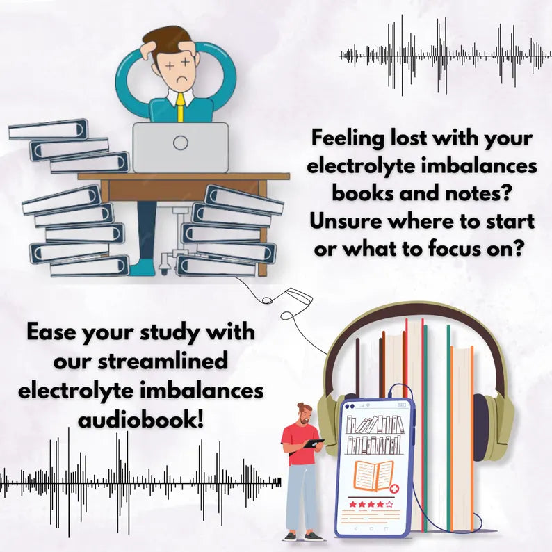 Electrolyte Imbalance Audiobook | Medical Audiobook | Electrolyte Disorders | Instant Download | Nursing Exam Prep