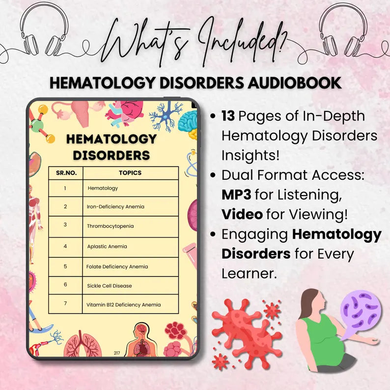 Hematology Disorders Audiobook | Updated 25-26 | Hematology Study Guide | Hematology Exam Prep | Nursing School Audiobook | Blood Physiology