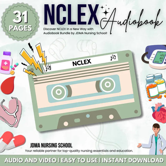 NCLEX Audiobook – Next Gen NCLEX Review & Study Guide (Instant Download)