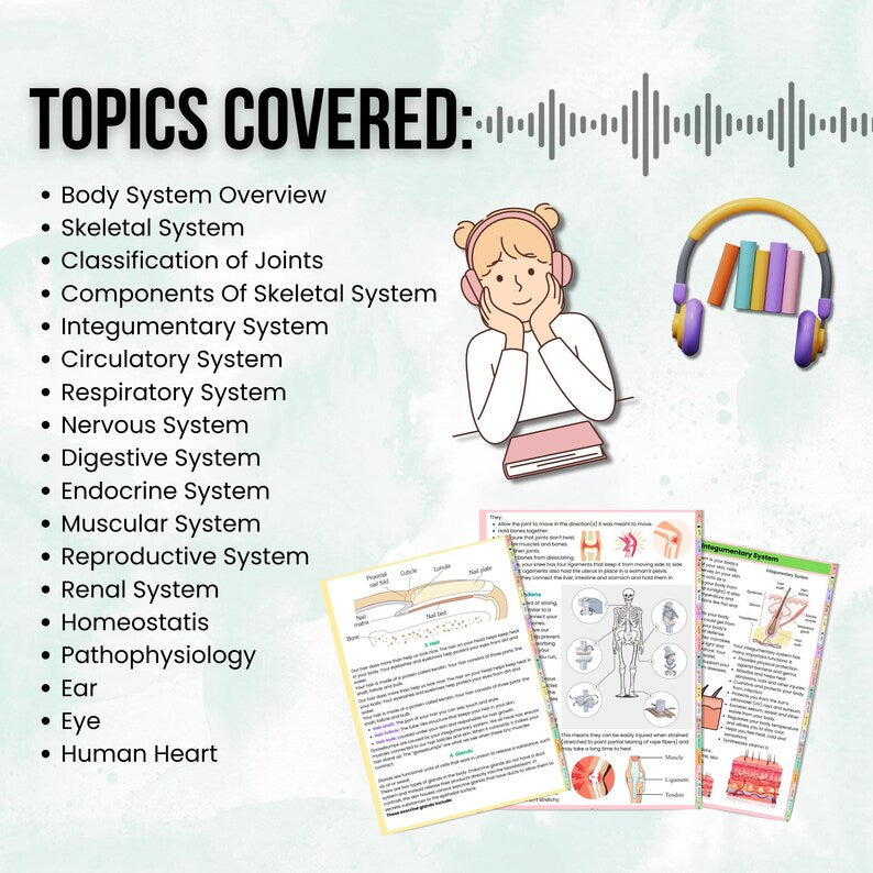 Anatomy & Physiology audiobook Bundle | Audiobook for Learning | Medical School | Anatomy Learning | NCLEX Study