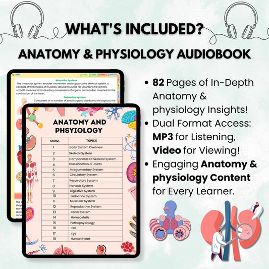 Anatomy & Physiology audiobook Bundle | Audiobook for Learning | Medical School | Anatomy Learning | NCLEX Study