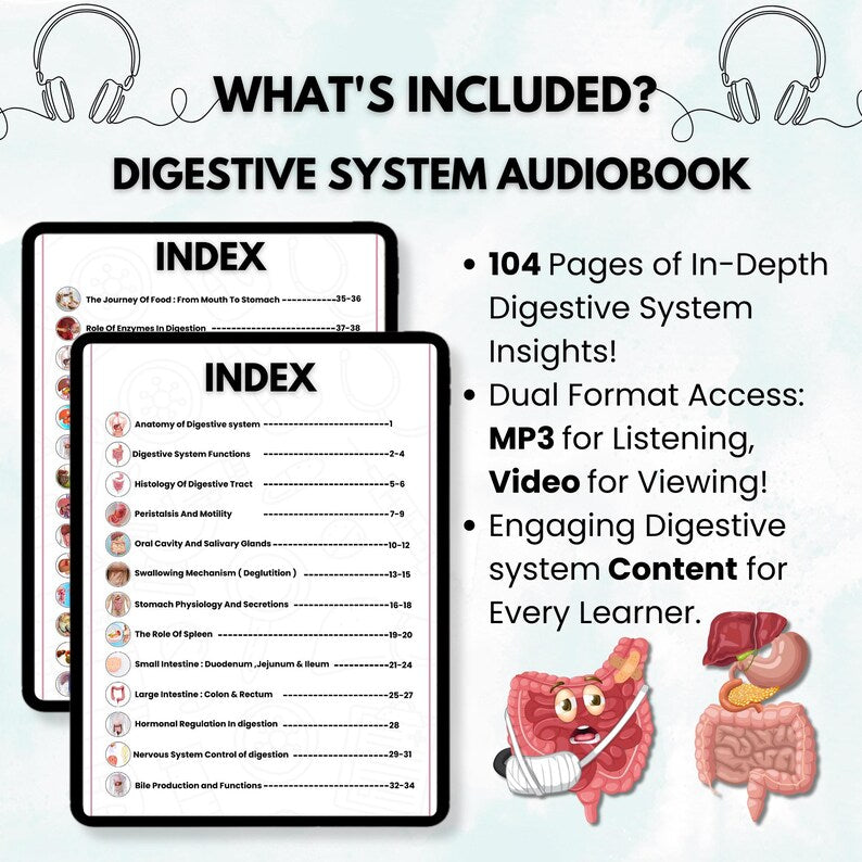 Digestive System Audiobook | Nursing Exam Prep | Audiobook Learning | Digestive Health | Medical Students | Human Body
