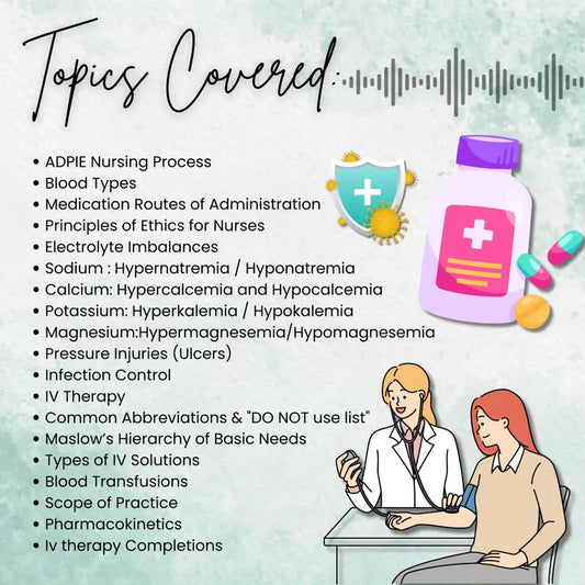 Fundamental Audiobook | Nursing Fundamentals | Clinical Fundamentals | Updated 25-26 | Nursing Exam Prep | Digital Download | Nursing School