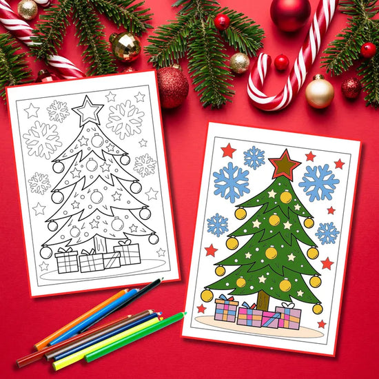 100+ christmas coloring sheets, 3 sizes include, christmas activities, elf coloring page, reindeer color page, christmas party kid, PDF file