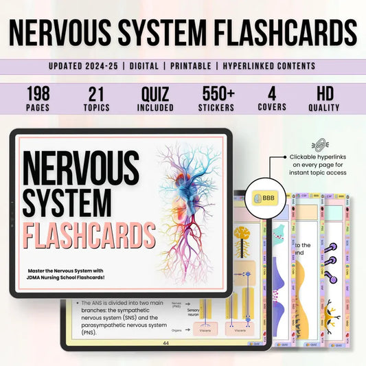 Nervous System Flashcards Hyperlinked – Med Surg Notes (Hyperlinked PDF)