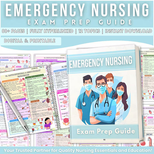 Emergency Nursing Certification Study Guide (80+ Pages)