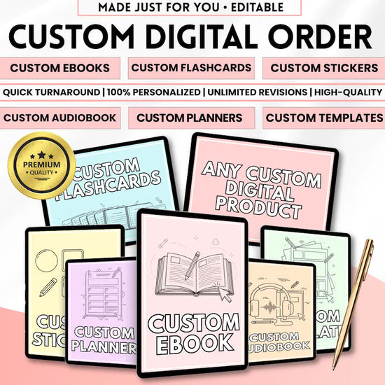 Personalized Digital Design (Printable PDF)