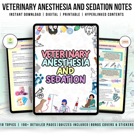 Anesthesia and Sedation Notes Hyperlinked (Hyperlinked PDF)