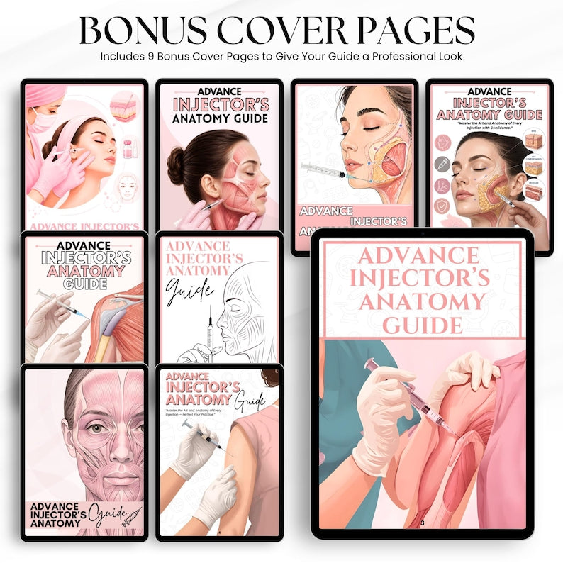 Advance Injector's Facial Anatomy Guide Bundle page preview