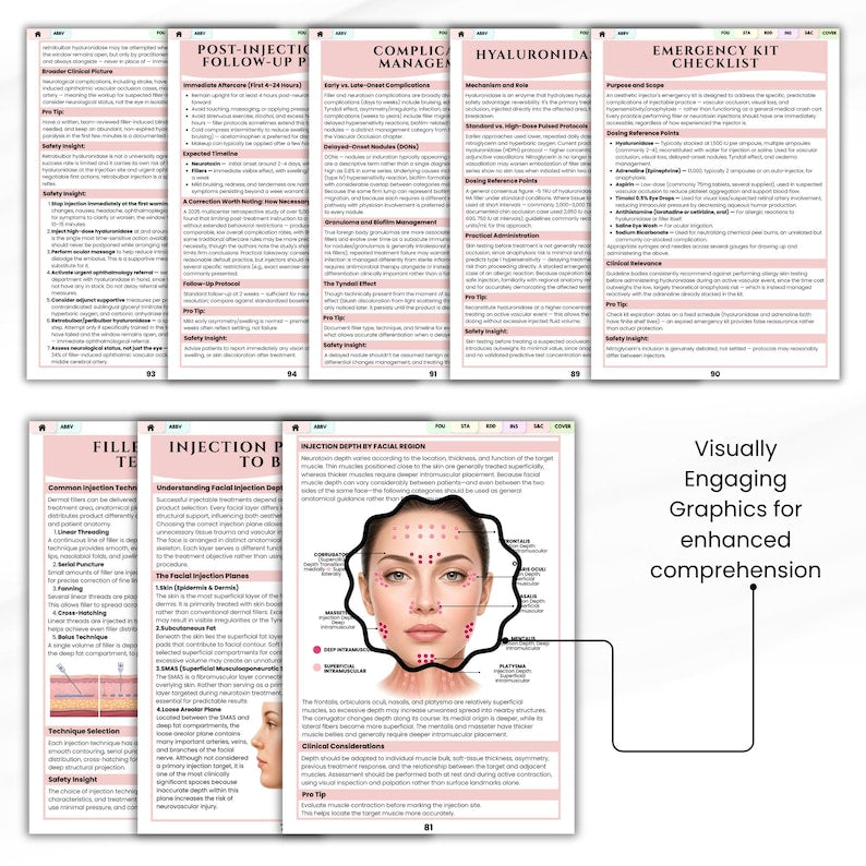 Advance Injector's Facial Anatomy Guide Bundle page preview