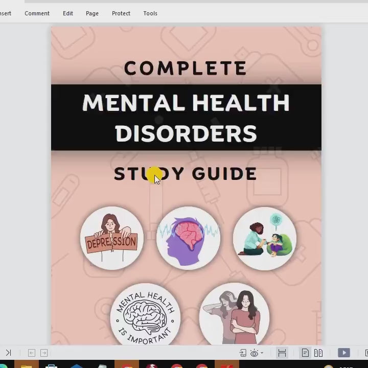 Mental Health Disorder Bundle with Flashcards or Stickers | Nursing Study Guide | Digital Download | Mental Health Study | Psychologist Tool