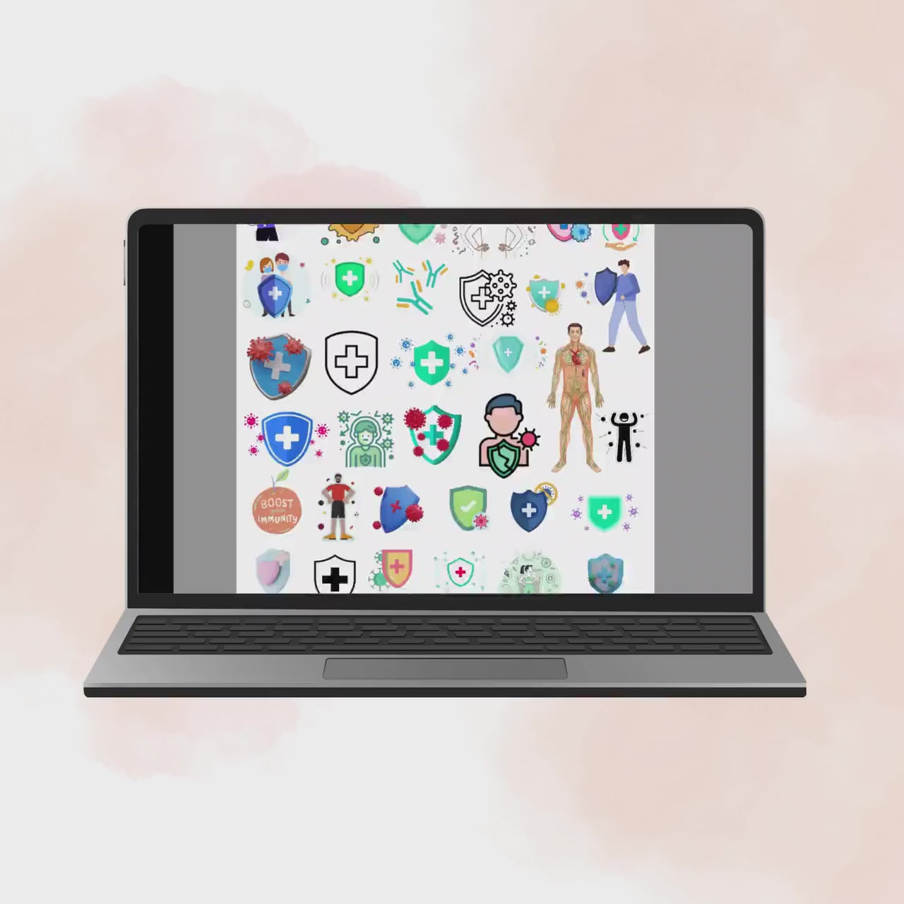 400+ Immunology System Stickers | Pre-Cropped | Goodnotes PNG | Individual PNGs | Human Body Sticker | Instant Download | HD PGN File