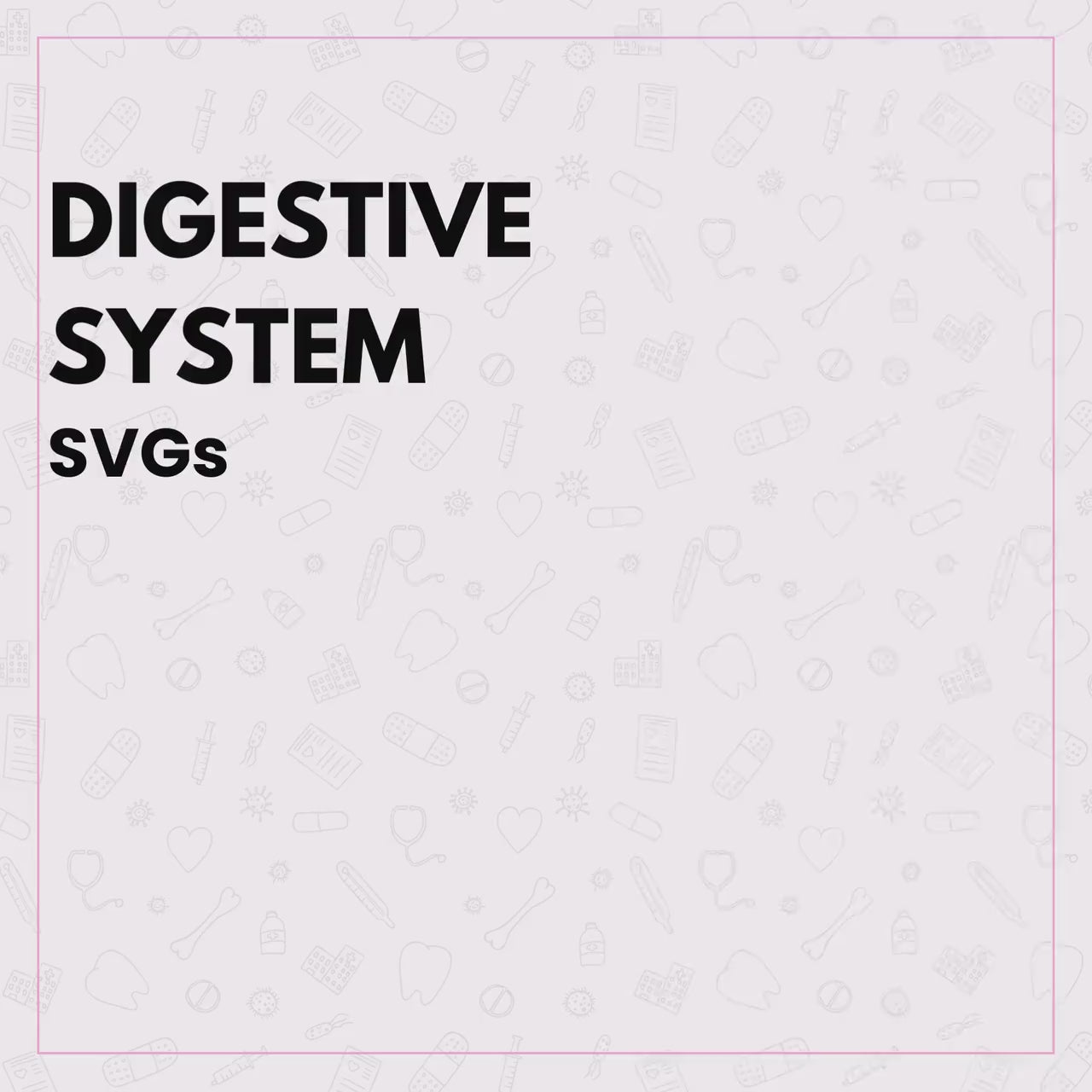 Digestive System SVG’s 1000 bundle | Human Body SVG | Nursing Stickers | SVG Bundle | Instant Download | Note Taking | Digestive svg