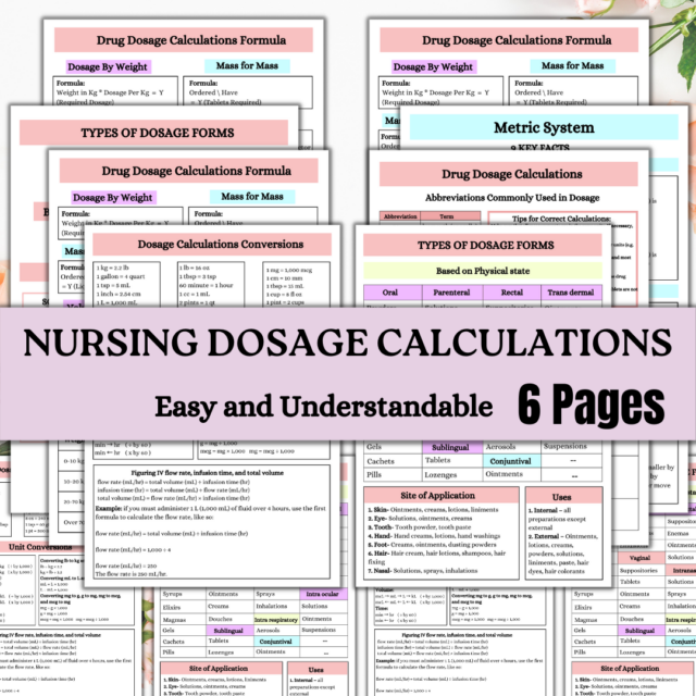 Copy of Dosage Calculations 1080 x 1080