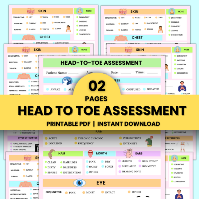 Head to toe assessment 1080 x 1080