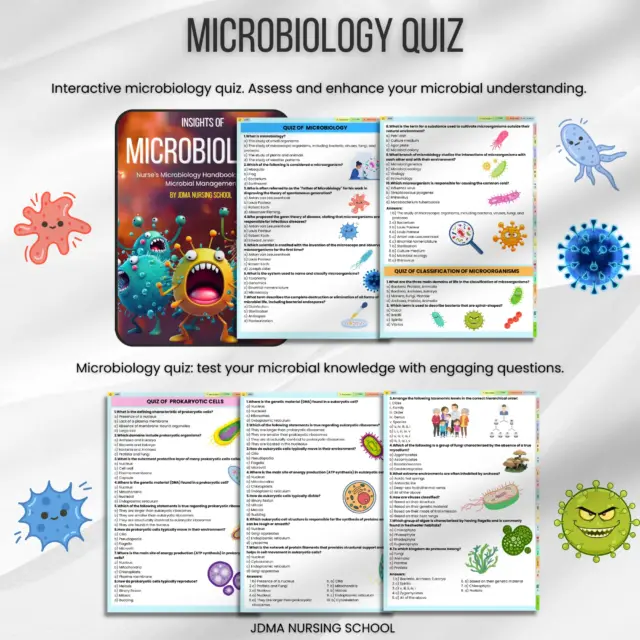 Microbiology study guide bundle with exam tips