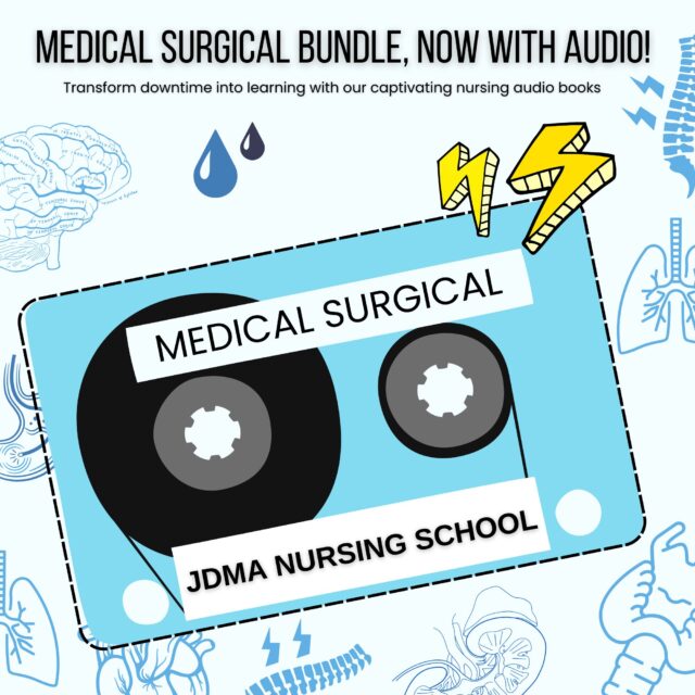 Audio Book Medical Surgical Bundle | Updated 2025-26 | Med Surg Notes | Nursing Study Guide | Med-Surg | Nursing School | Instant Download