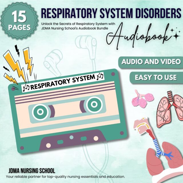 Respiratory Audiobook, Pulmonary Study Guide, Nursing Exam Prep Audio, Respiratory Care Study Aid, NCLEX Respiratory Prep, Digital Download