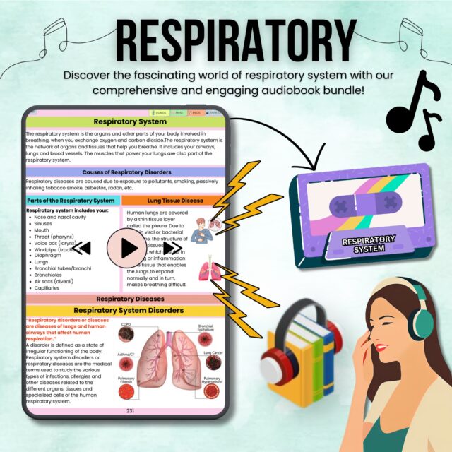 Respiratory Audiobook, Pulmonary Study Guide, Nursing Exam Prep Audio, Respiratory Care Study Aid, NCLEX Respiratory Prep, Digital Download - Image 4