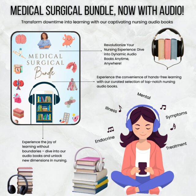 Audio Book Medical Surgical Bundle | Updated 2025-26 | Med Surg Notes | Nursing Study Guide | Med-Surg | Nursing School | Instant Download - Image 6