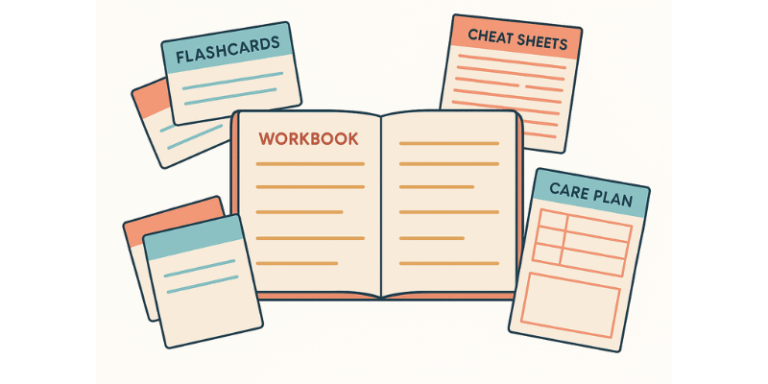 nursing school workbook bundle